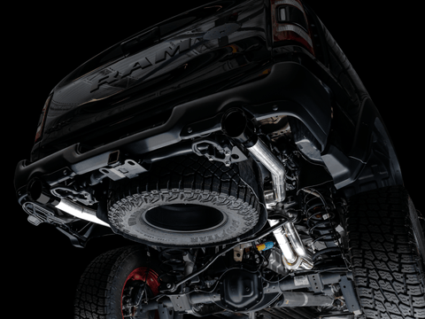 AWE Tuning - AWE Tuning 2021 RAM 1500 TRX 0FG Cat-Back Exhaust - Diamond Black Tips - Demon Performance