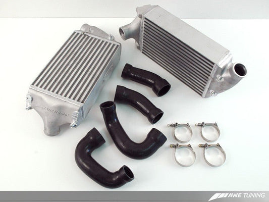 AWE Tuning - AWE Tuning 997TT/GT2 Performance Intercoolers - Black Hoses - Demon Performance