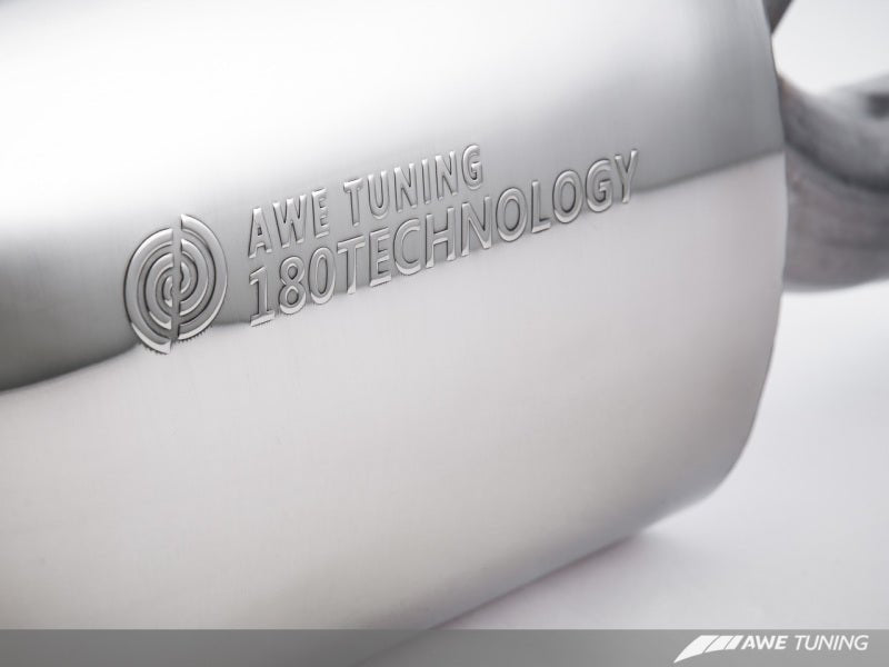 AWE Tuning - AWE Tuning Panamera 2/4 Touring Edition Exhaust (2011-2013) - w/Chrome Silver Tips - Demon Performance