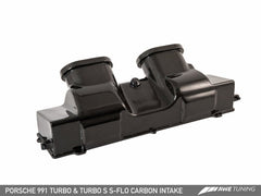 AWE Tuning - AWE Tuning Porsche 991 (991.2) Turbo and Turbo S S-FLO Carbon Intake - Demon Performance