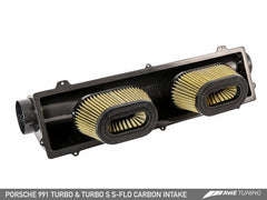 AWE Tuning - AWE Tuning Porsche 991 (991.2) Turbo and Turbo S S-FLO Carbon Intake - Demon Performance