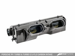 AWE Tuning - AWE Tuning Porsche 991 (991.2) Turbo and Turbo S S-FLO Carbon Intake - Demon Performance