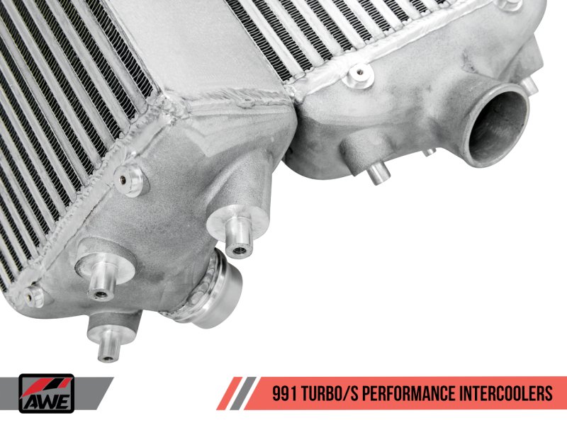 AWE Tuning - AWE Tuning Porsche 991 (991.2) Turbo/Turbo S Performance Intercooler Kit - Demon Performance