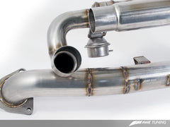 AWE Tuning - AWE Tuning Porsche 991 SwitchPath Exhaust for Non-PSE Cars Diamond Black Tips - Demon Performance