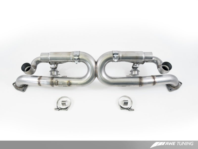 AWE Tuning - AWE Tuning Porsche 991 SwitchPath Exhaust for Non-PSE Cars (no tips) - Demon Performance