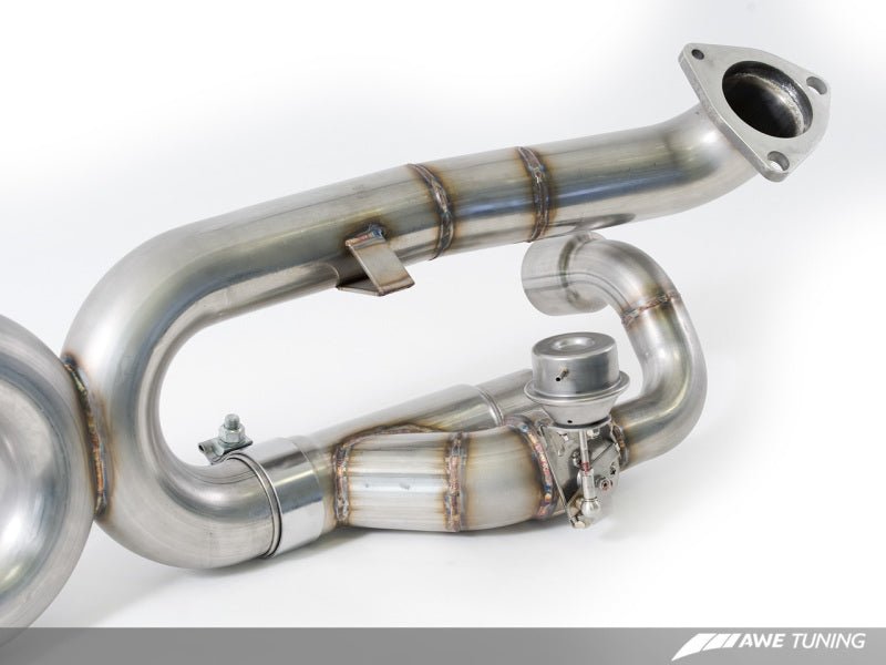 AWE Tuning - AWE Tuning Porsche 991 SwitchPath Exhaust for PSE Cars Chrome Silver Tips - Demon Performance