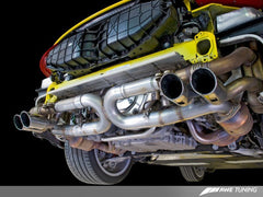 AWE Tuning - AWE Tuning Porsche 991 SwitchPath Exhaust for PSE Cars Chrome Silver Tips - Demon Performance