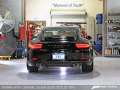 AWE Tuning - AWE Tuning Porsche 991 SwitchPath Exhaust for PSE Cars Chrome Silver Tips - Demon Performance