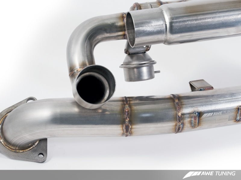 AWE Tuning - AWE Tuning Porsche 991 SwitchPath Exhaust for PSE Cars Chrome Silver Tips - Demon Performance