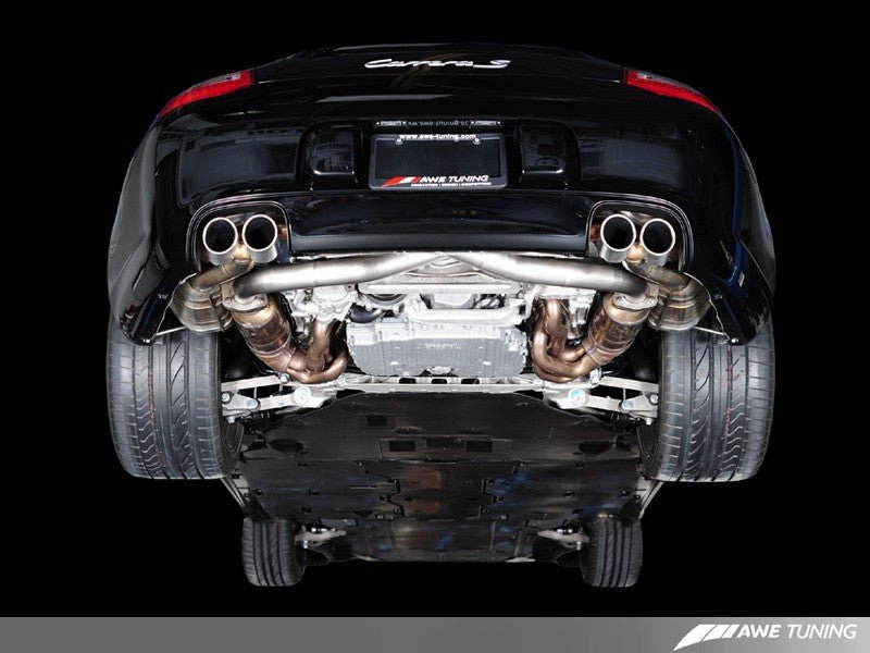 AWE Tuning - AWE Tuning Porsche 997.2 Performance Cross Over Pipes - Demon Performance