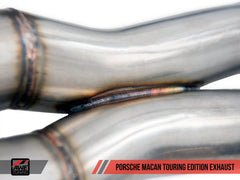 AWE Tuning - AWE Tuning Porsche Macan Touring Edition Exhaust System - Diamond Black 102mm Tips - Demon Performance
