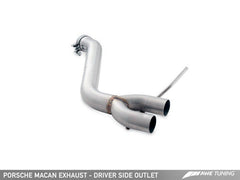 AWE Tuning - AWE Tuning Porsche Macan Track Edition Exhaust System - Chrome Silver 102mm Tips - Demon Performance