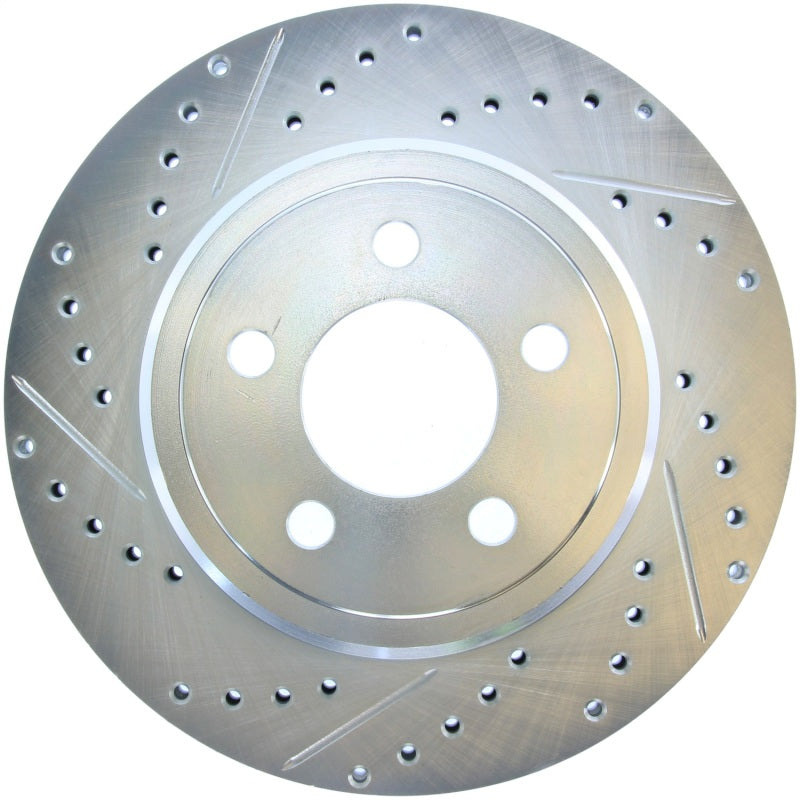 StopTech Select Sport 2011-2012 Dodge Challenger RT Drilled and Slotted Rear Right Brake Rotor
