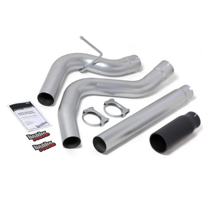 Banks Power - Banks Power 14-15 Ram 1500 3.0L Diesel Monster Exhaust System - SS Single Exhaust w/ Black Tip - Demon Performance