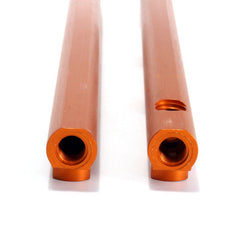 BBK - BBK 05-14 Dodge Hemi 5.7/6.1 High Flow Billet Aluminum Fuel Rail Kit (Non Trucks) - Demon Performance