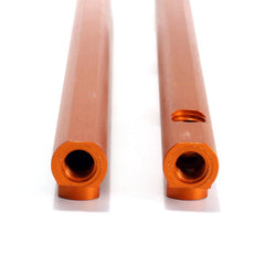 BBK - BBK 05-14 Dodge Hemi 5.7/6.1 High Flow Billet Aluminum Fuel Rail Kit (Non Trucks) - Demon Performance