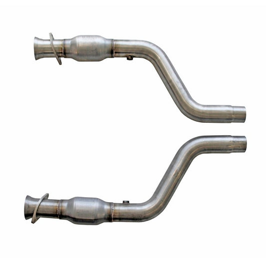 BBK - BBK 05-15 Dodge Challenger Charger Short Mid X Pipe w Catalytic Converters 2-3/4 For LT Headers - Demon Performance