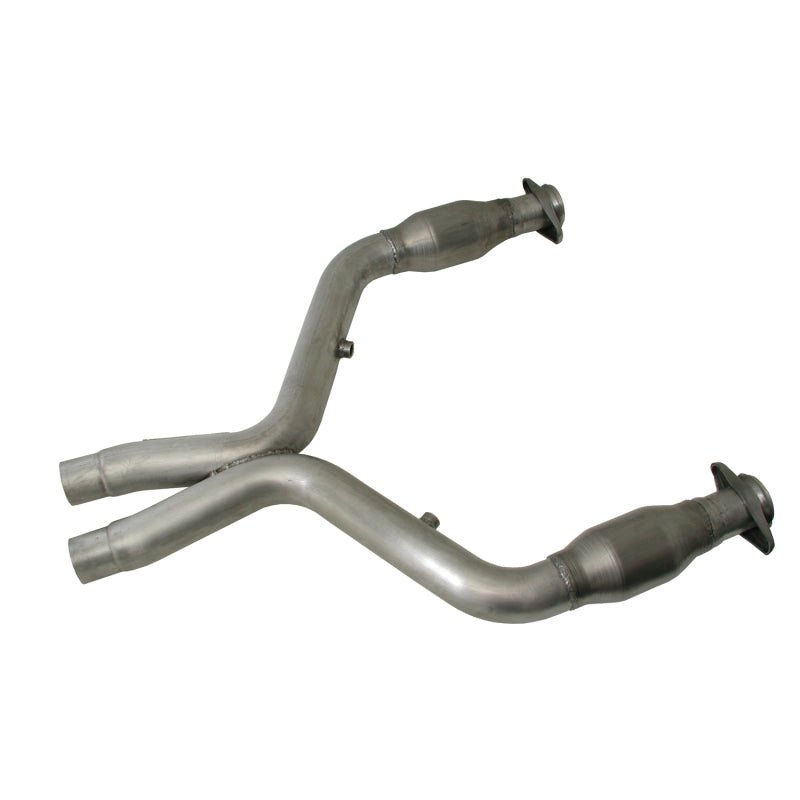 BBK - BBK 11-14 Mustang 5.0 Short Mid X Pipe With Catalytic Converters 3.0 For BBK Long Tube Headers - Demon Performance