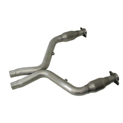 BBK - BBK 11-14 Mustang 5.0 Short Mid X Pipe With Catalytic Converters 3.0 For BBK Long Tube Headers - Demon Performance
