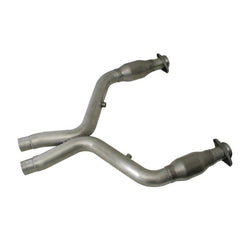BBK - BBK 11-14 Mustang 5.0 Short Mid X Pipe With Catalytic Converters 3.0 For BBK Long Tube Headers - Demon Performance