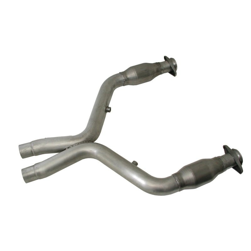 BBK - BBK 11-14 Mustang 5.0 Short Mid X Pipe With Catalytic Converters 3.0 For BBK Long Tube Headers - Demon Performance