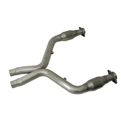 BBK - BBK 11-14 Mustang 5.0 Short Mid X Pipe With Catalytic Converters 3.0 For BBK Long Tube Headers - Demon Performance