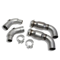 BBK - BBK 15-20 Ford Mustang GT 3in Short Mid Pipe Kit w/Cats (Use LT Header 1633/16330/1856/18560) - Demon Performance