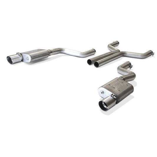 BBK - BBK 2015-16 Mustang GT Varitune Complete Cat Back Exhaust System (Includes Resonator Delete X-Pipe) - Demon Performance