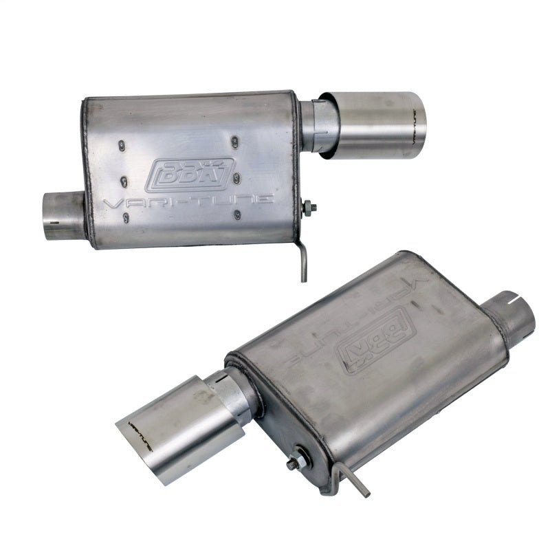 BBK - BBK 2015-16 Mustang GT Varitune Complete Cat Back Exhaust System (Includes Resonator Delete X-Pipe) - Demon Performance