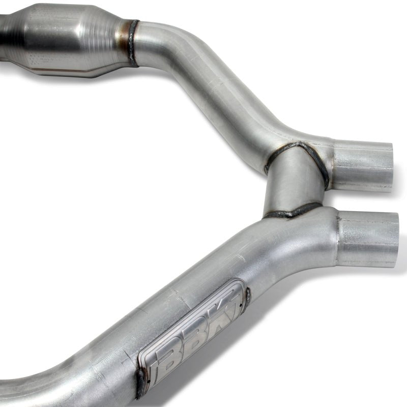 BBK - BBK 2015-16 Mustang V6 Short Mid H Pipe With Converters (To Be Used With 1642 Series Headers) - Demon Performance