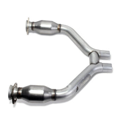 BBK - BBK 2015-16 Mustang V6 Short Mid H Pipe With Converters (To Be Used With 1642 Series Headers) - Demon Performance