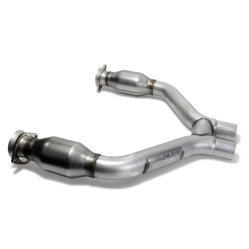 BBK - BBK 2015-16 Mustang V6 Short Mid H Pipe With Converters (To Be Used With 1642 Series Headers) - Demon Performance