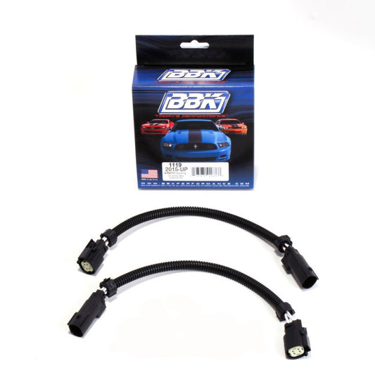 BBK - BBK 2015 Mustang GT V6 6-Pin Front O2 Sensor Wire Harness Extensions 12 (pair) - Demon Performance