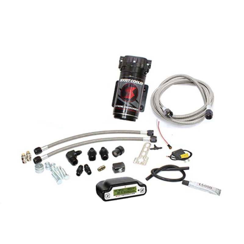 Snow Performance Stg 3 Boost Cooler EFI 2D MAP Prog Water Injection Kit (SS Brded Line/4AN) w/o Tank