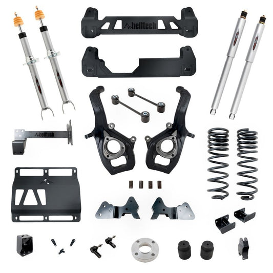 Belltech - Belltech 19-21 RAM 1500 4WD All Cabs 6in-8in Lift Kit w/ Front/Rear Trail Performance Shocks - Demon Performance