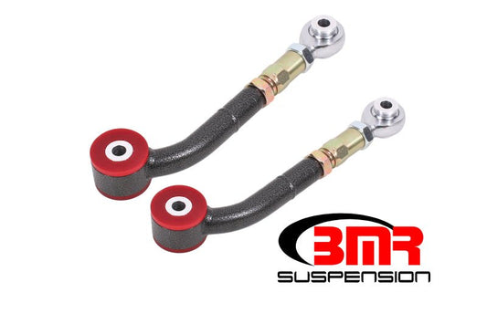 BMR Suspension - BMR 08-17 Challenger Upper Trailing Arms w/ On-Car Adj. Poly/Rod Ends - Black Hammertone - Demon Performance