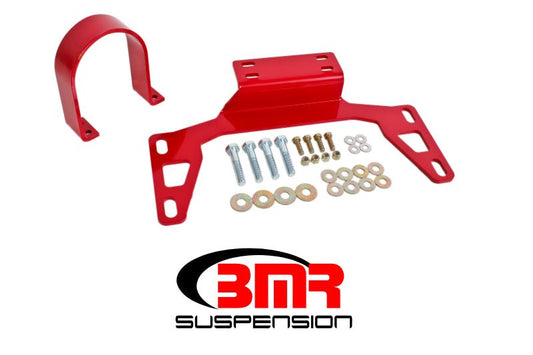 BMR Suspension - BMR 11-14 S197 Mustang Front Driveshaft Safety Loop - Red - Demon Performance