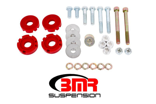 BMR Suspension - BMR 15-17 S550 Mustang Differential Lockout Bushing Kit (Polyurethane) - Red - Demon Performance