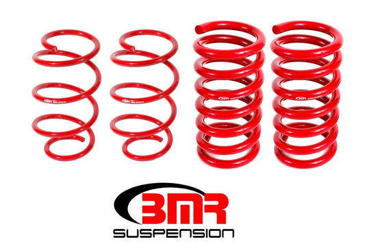 BMR Suspension - BMR 15-17 S550 Mustang Drag Version Lowering Springs (Set Of 4) - Red - Demon Performance