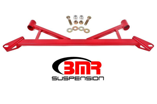 BMR Suspension - BMR 15-17 S550 Mustang Front 4-Point Subframe Chassis Brace - Red - Demon Performance