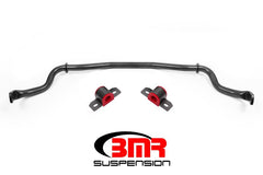 BMR Suspension - BMR 15-17 S550 Mustang Front Hollow 35mm 3-Hole Adj. Sway Bar Kit - Black Hammertone - Demon Performance