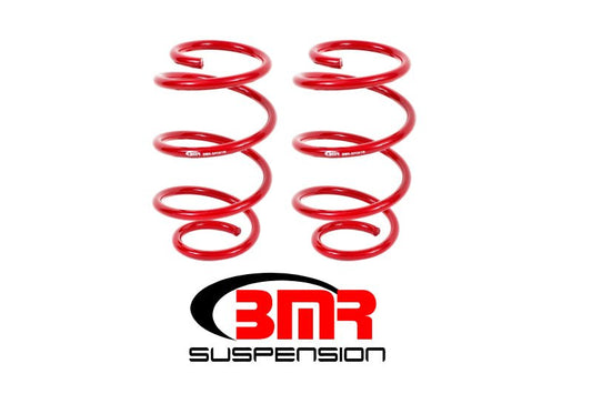 BMR Suspension - BMR 15-17 S550 Mustang Front Performance Version Lowering Springs - Red - Demon Performance