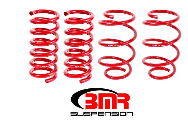 BMR Suspension - BMR 15-17 S550 Mustang Performance Version Lowering Springs (Set Of 4) - Red - Demon Performance