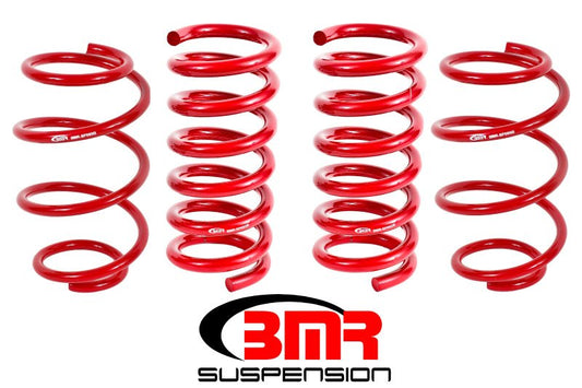 BMR Suspension - BMR 15-17 S550 Mustang Performance Version Lowering Springs (Set Of 4) - Red - Demon Performance