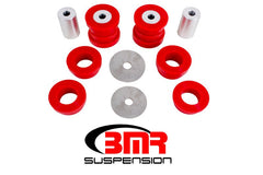 BMR Suspension - BMR 15-17 S550 Mustang Rear Cradle Bushing Kit (Polyurethane) - Red - Demon Performance