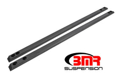 BMR Suspension - BMR 15-17 S550 Mustang Super Low Profile Chassis Jacking Rails - Black Hammertone - Demon Performance