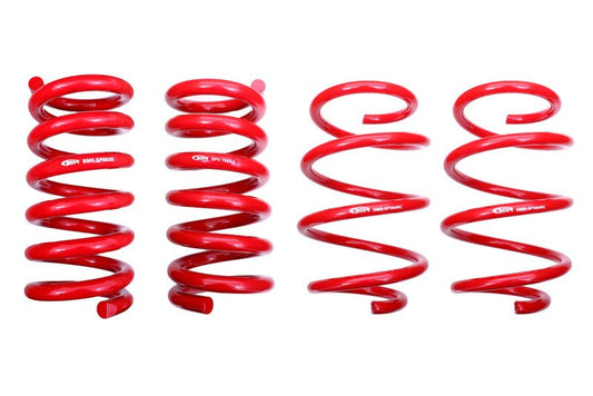 BMR Suspension - BMR 15-18 S550 Mustang Lowering Spring Kit (Set Of 4) - Red - Demon Performance