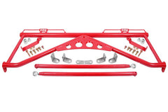 BMR Suspension - BMR 15-20 Ford Mustang Harness Bar - Red - Demon Performance