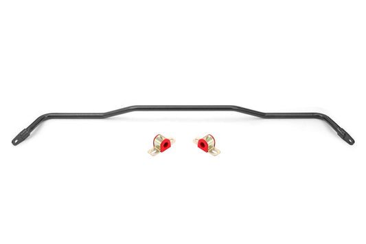 BMR Suspension - BMR 15-22 S550 Mustang Sway Bar Kit Rear Hollow 22mm Non-Adjustable Black Hammertone - Demon Performance