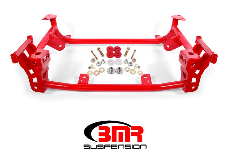 BMR Suspension - BMR 15+ Ford Mustang GT Lightweight K-Member - Red - Demon Performance